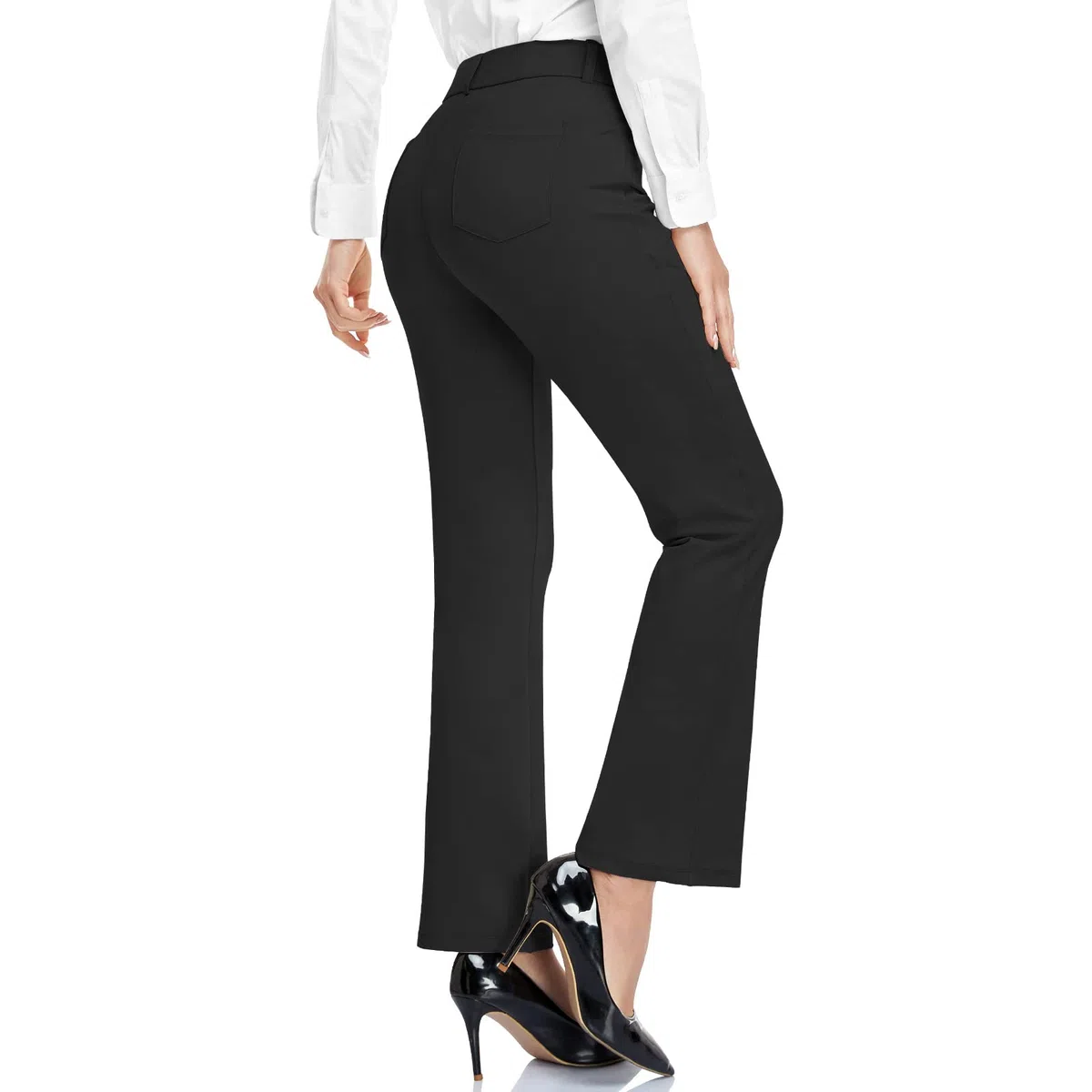 HISKYWIN Womens Dress Pants Stretch Work Office Business Slacks Comfy Yoga Golf Pants with Pockets