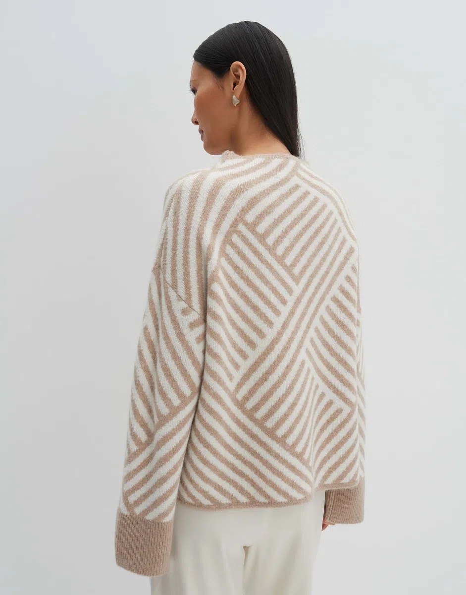 someday Damen Pullover | Strickpullover Tonica Loose mit Wolle und Mohair