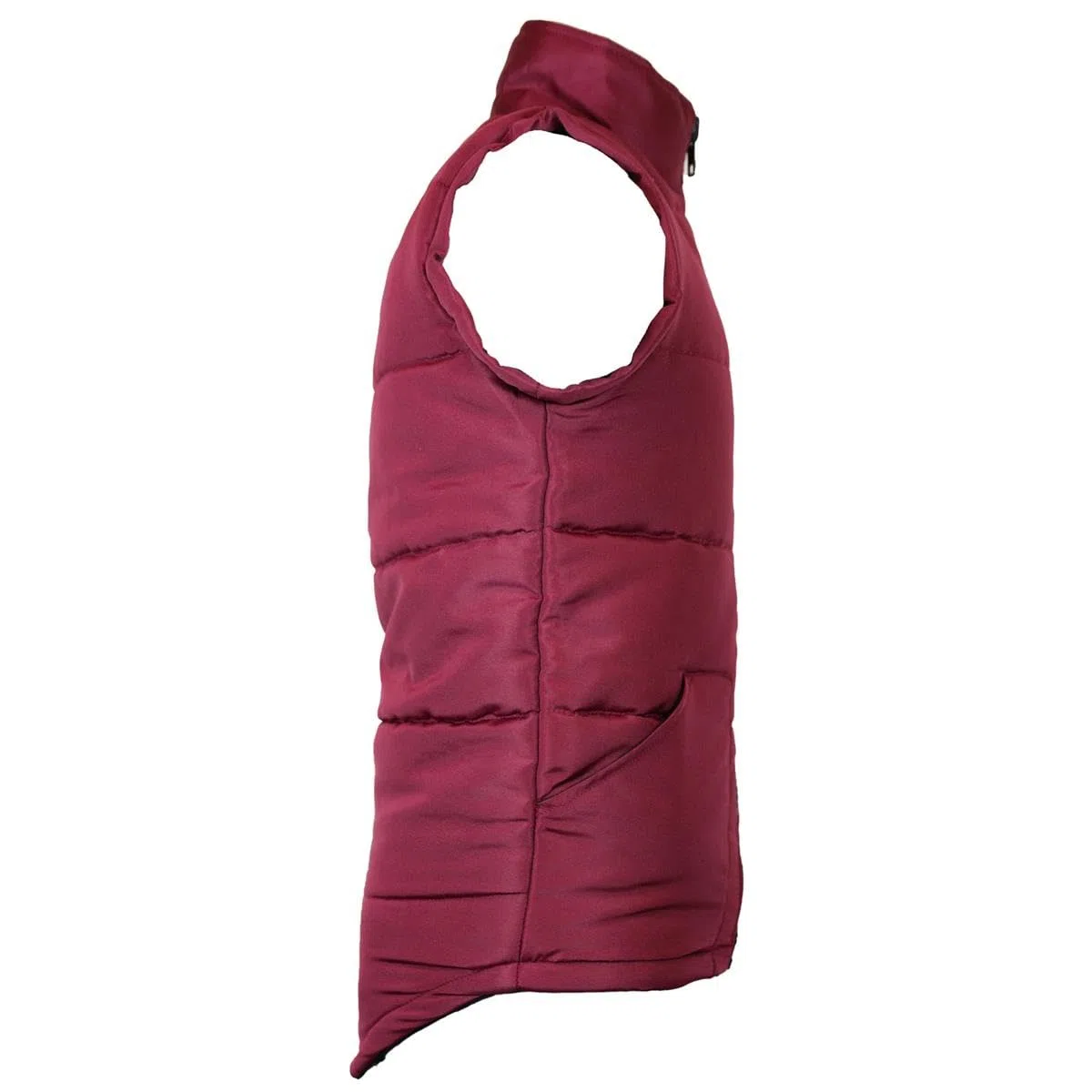 Reitset Kinder Reitweste Mia Maroon gesteppt mit Silikon-Vollbesatz Reitleggings Schwarz