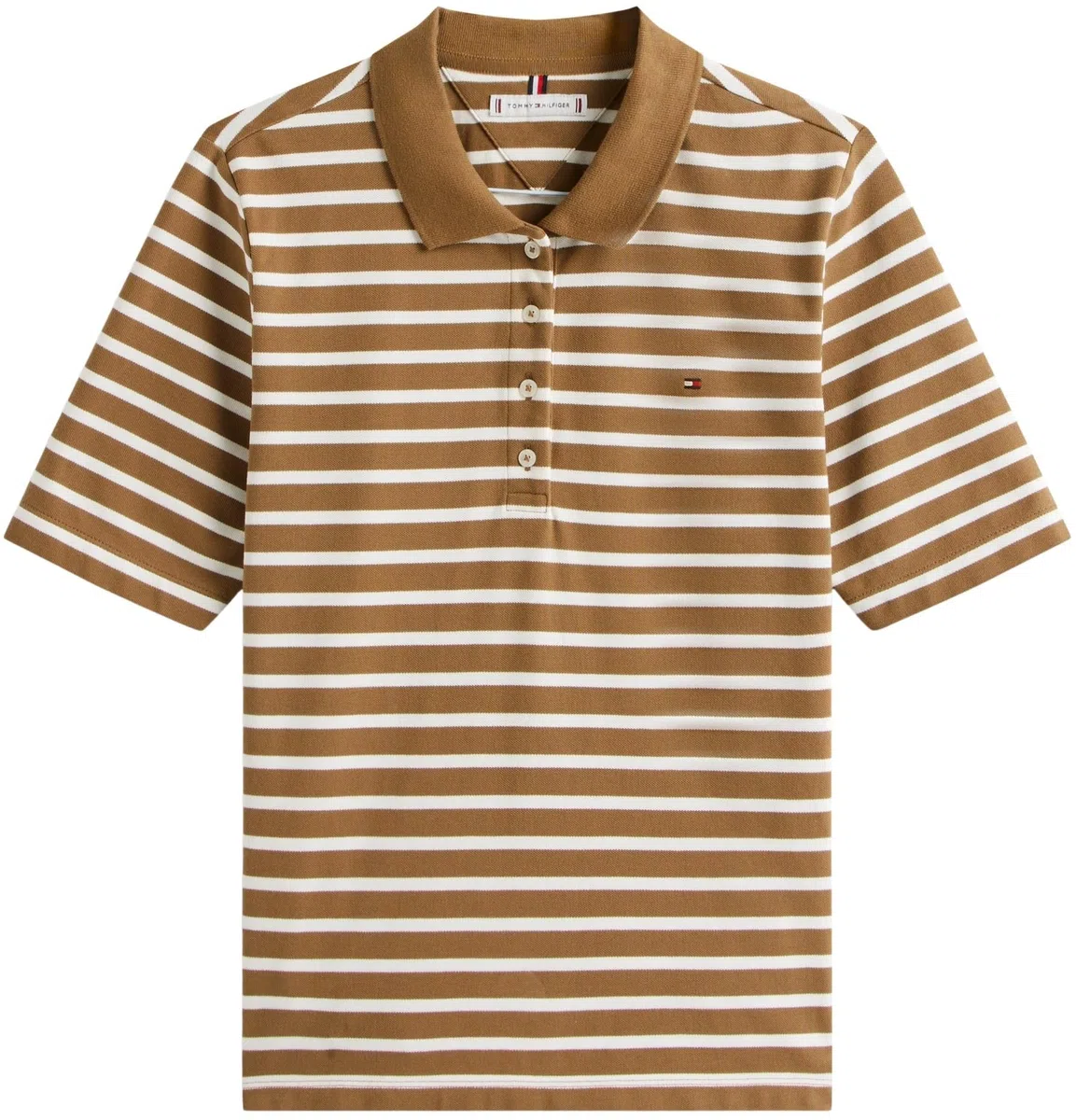 Tommy Hilfiger Damen Poloshirt Kurzarm 1985 Pique Regular Fit