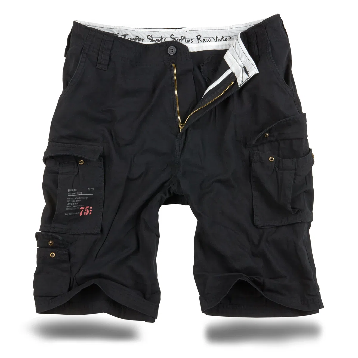 Trooper Cargo Shorts Herren – 100% Baumwolle, Robuste Militär Shorts mit vielen Taschen, Bequeme Outdoor Freizeit Arbeit Short