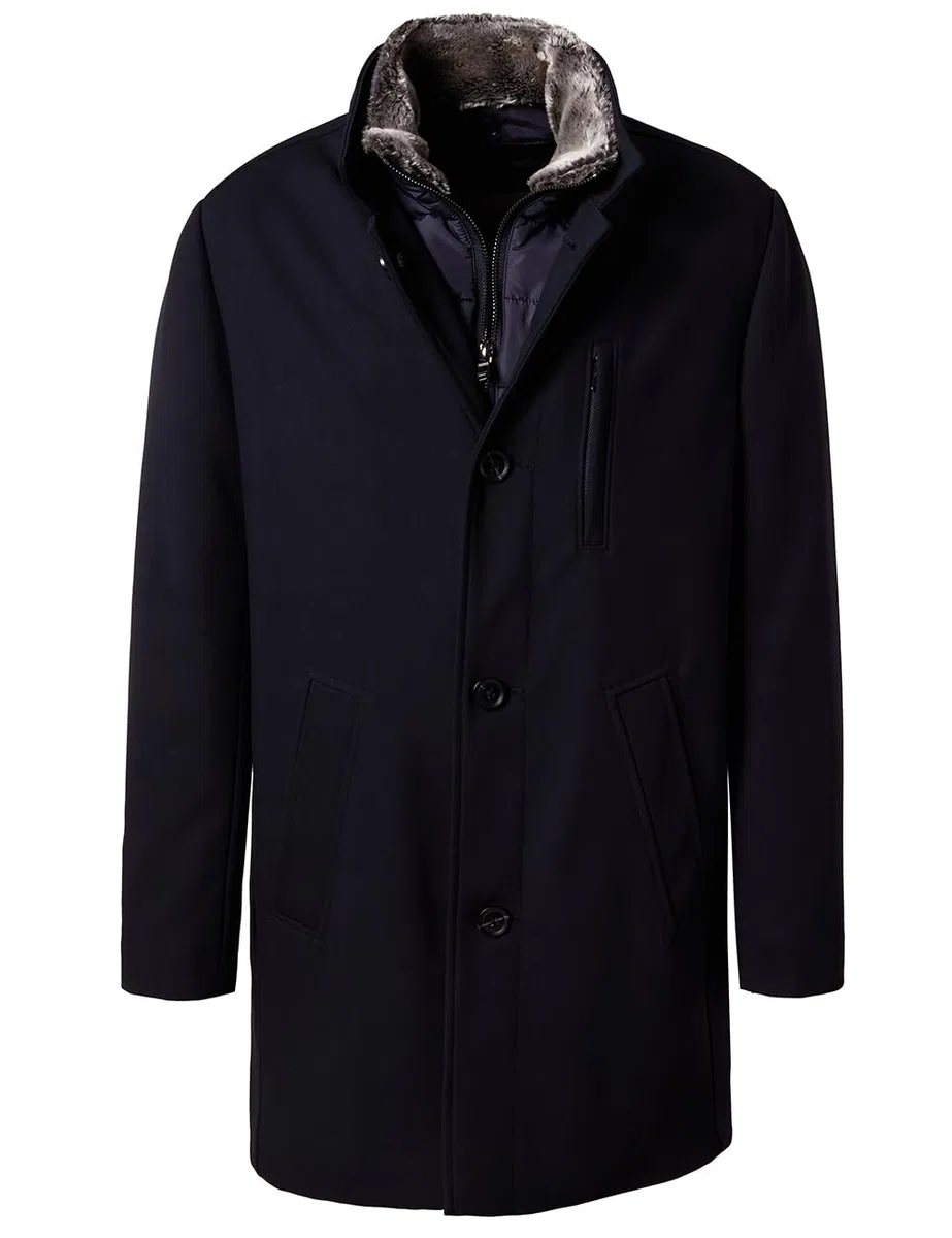 Pierre Cardin Herren Mantel | Männer Parker | Blouson | lange Jacke | Regular Fit