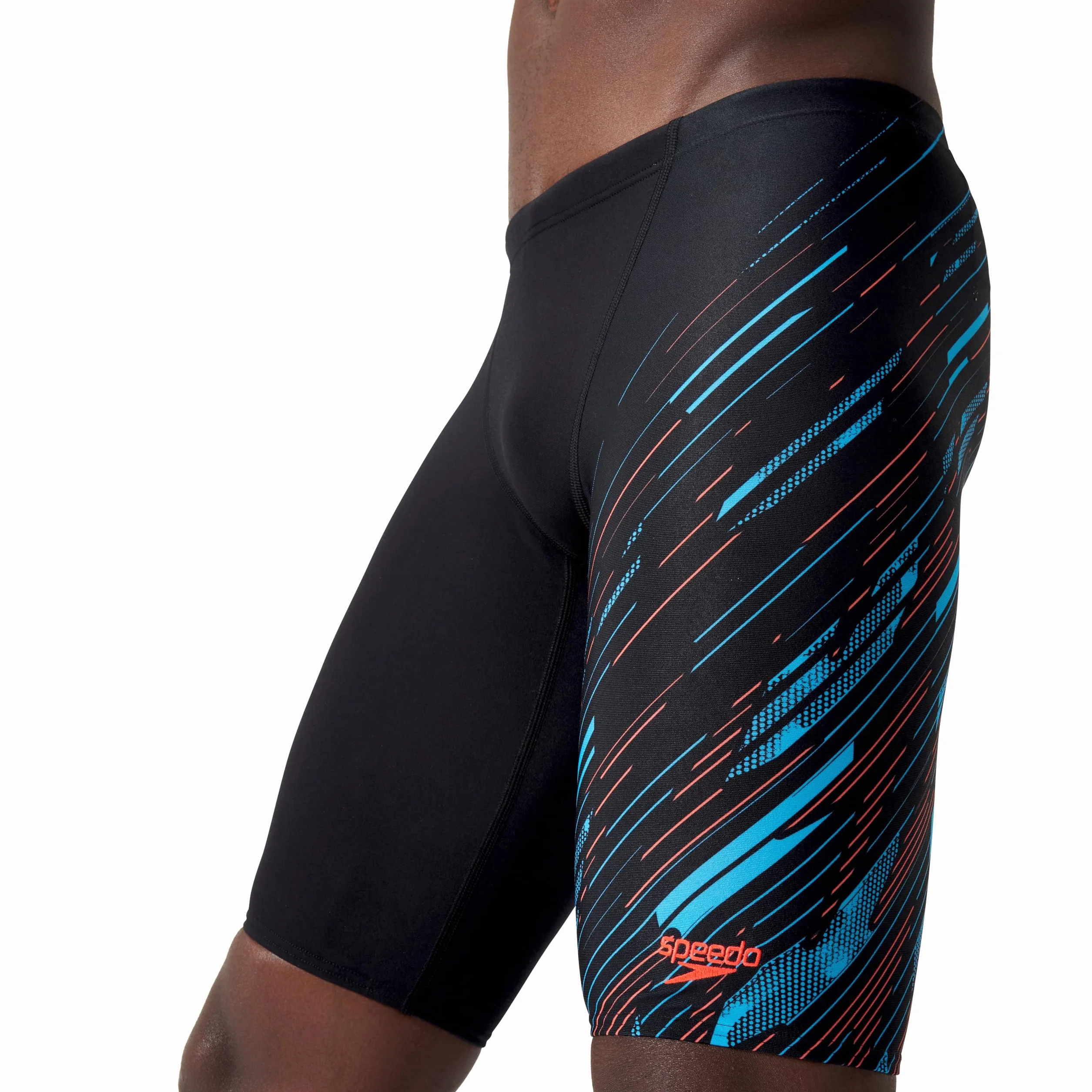 Speedo Herren Hyperboom Schwimmhose mit V-Schnitt Schnelltrocknend Training Fitness Chlorbeständig Schwimmhose (1er Pack)