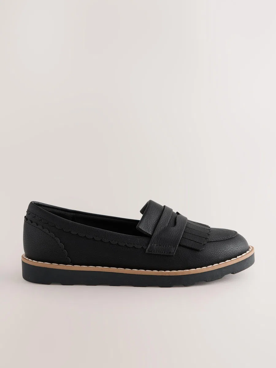 NEXT Mädchen Standard Passform (F) Loafer für die Schule