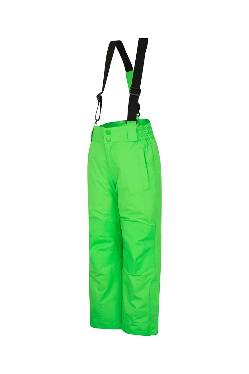 Mountain Warehouse Raptor Skihose für Kinder - Taschen, schneedichte Hose, abnehmbare Träger & Reißverschluss am Knöchel, Verstärkte Knie - Jungen, Mädchen