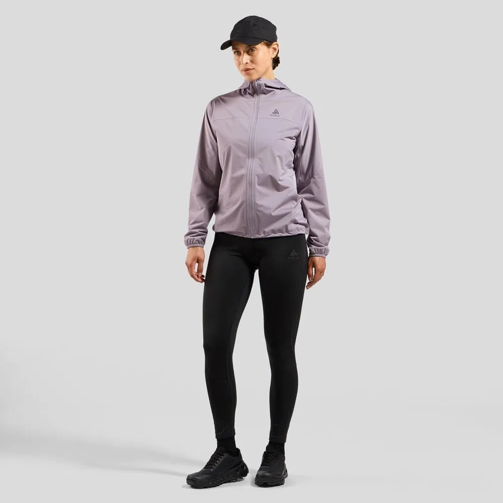 Odlo Damen X-Alp Waterproof Jacket Laufbekleidung Laufjacke Gray Ridge - Flieder S
