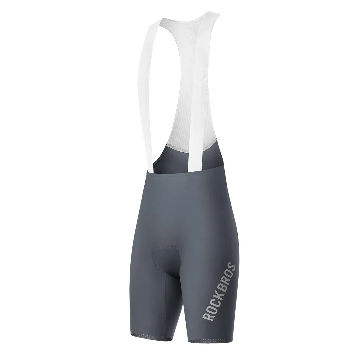 ROCKBROS Radlerhose mit Träger Gepolstert, Bib Shorts Herren, Fahrradhose Kurz, Atmungsaktive schnelltrocknende Radsport Trägerhosen für Rennrad & MTB