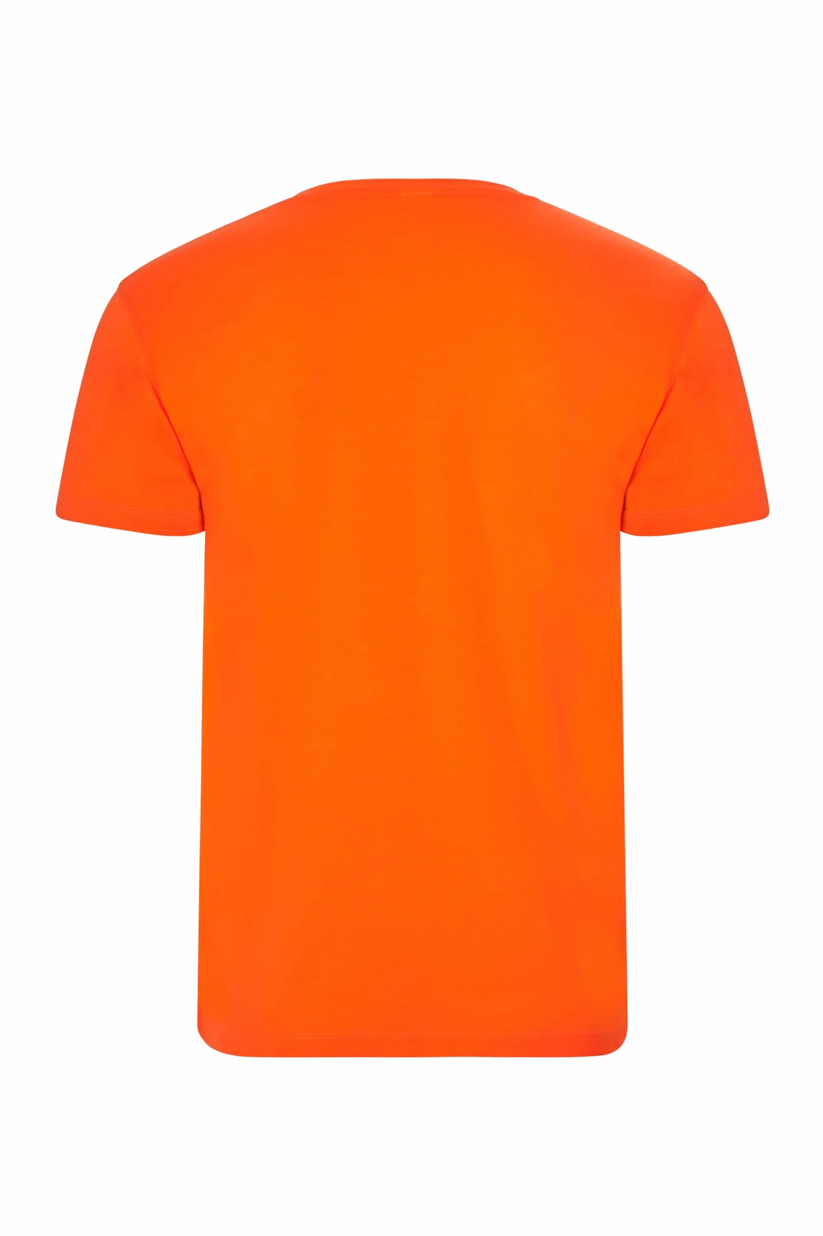 Mukua Unisex Derby, Camiseta Poliéster Tacto Algodón Unterhemd, Orange (fluor orange), L