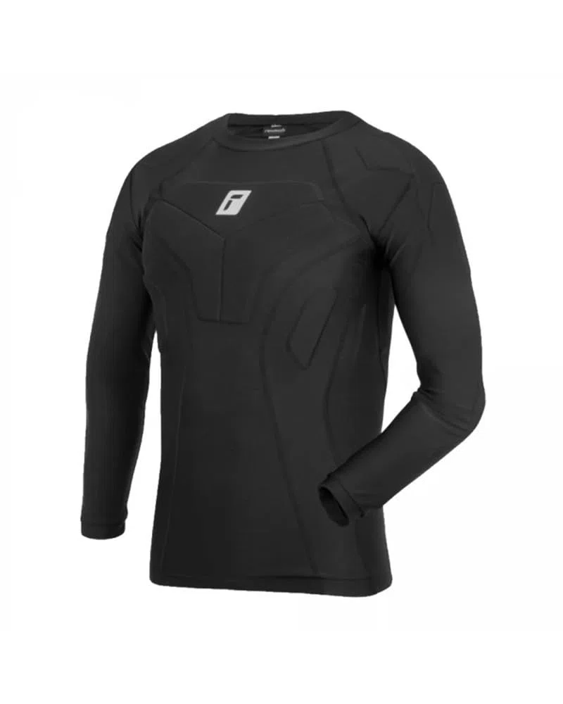 Reusch Torwart-Unterziehshirt Herren |Kompressionsshirt mit Protektoren | stoßabsorbierende Pads an Ellenbogen, Brust & Schultern | Bewegungsfreiheit für Training & Spiel | Compression Shirt Padded