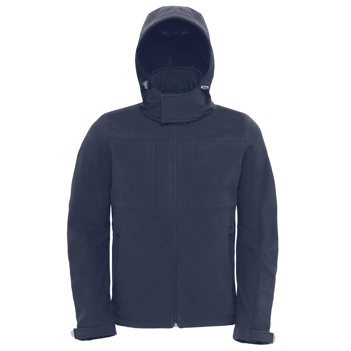 B&C Herren Softshelljacke Hooded Softshell/Men Schwarz Black L