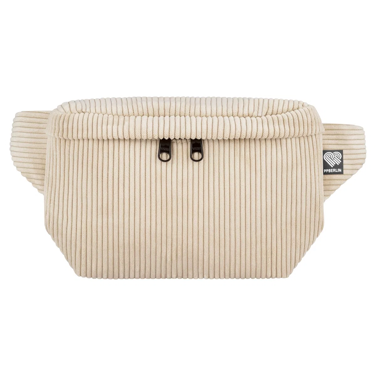 Bauchtasche, Cord Beige, Eckig, Vegan, Handmade in Berlin für Damen, Herren, Unisex. Hipbag, Crossbody Bag, Schultertasche, Hüfttasche