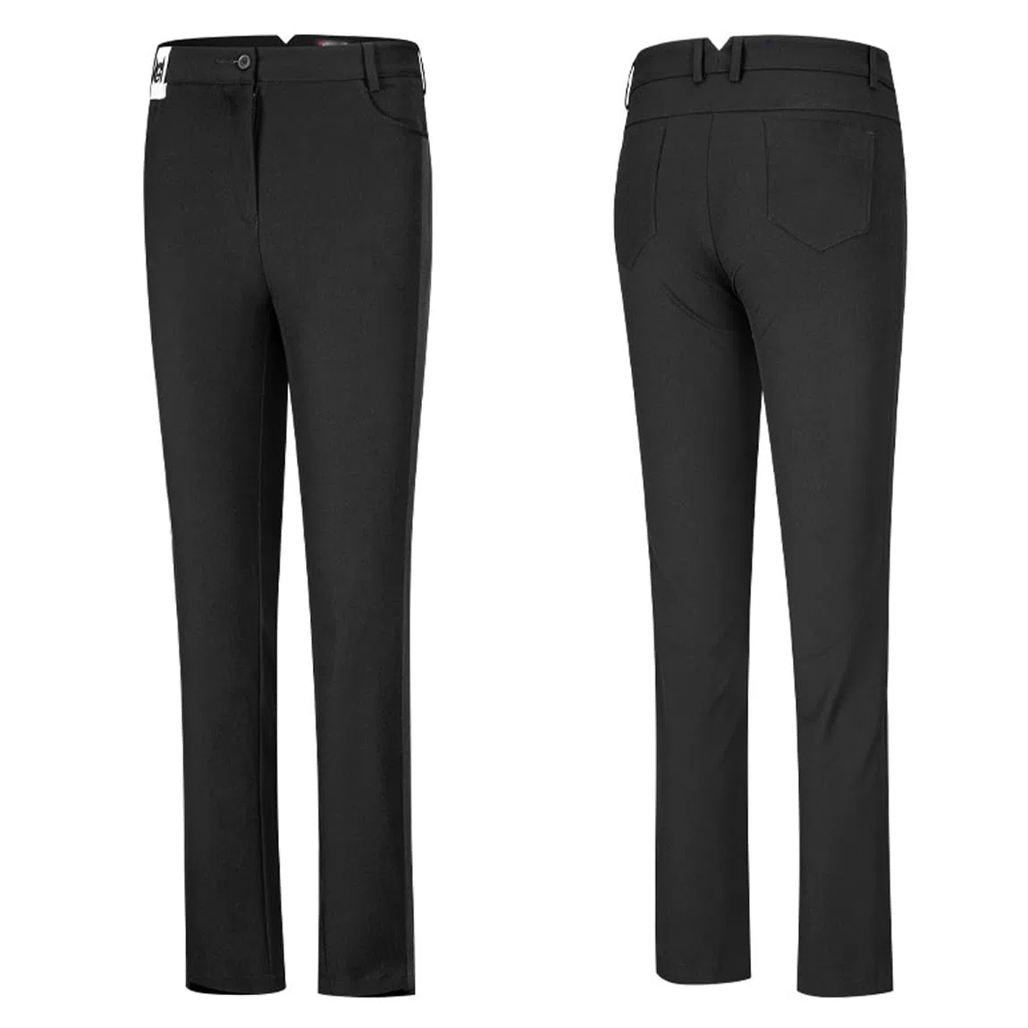 Damen Golfhose Sommer Leichte Stretch Slim Fit Schnelltrocknende Anzughose Lässige Arbeitshose Knöchelhose