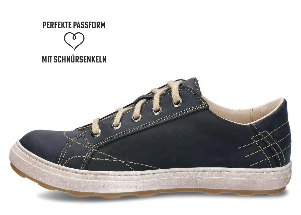 nagaba - Sneaker Herren - Halbschuhe Herren - Echtleder - Flache Schuhe, Sportschuhe, Bequeme Schnürschuhe, für Herbst, Frühling - Lederschuhe für Männer, Jungs - Modell 410