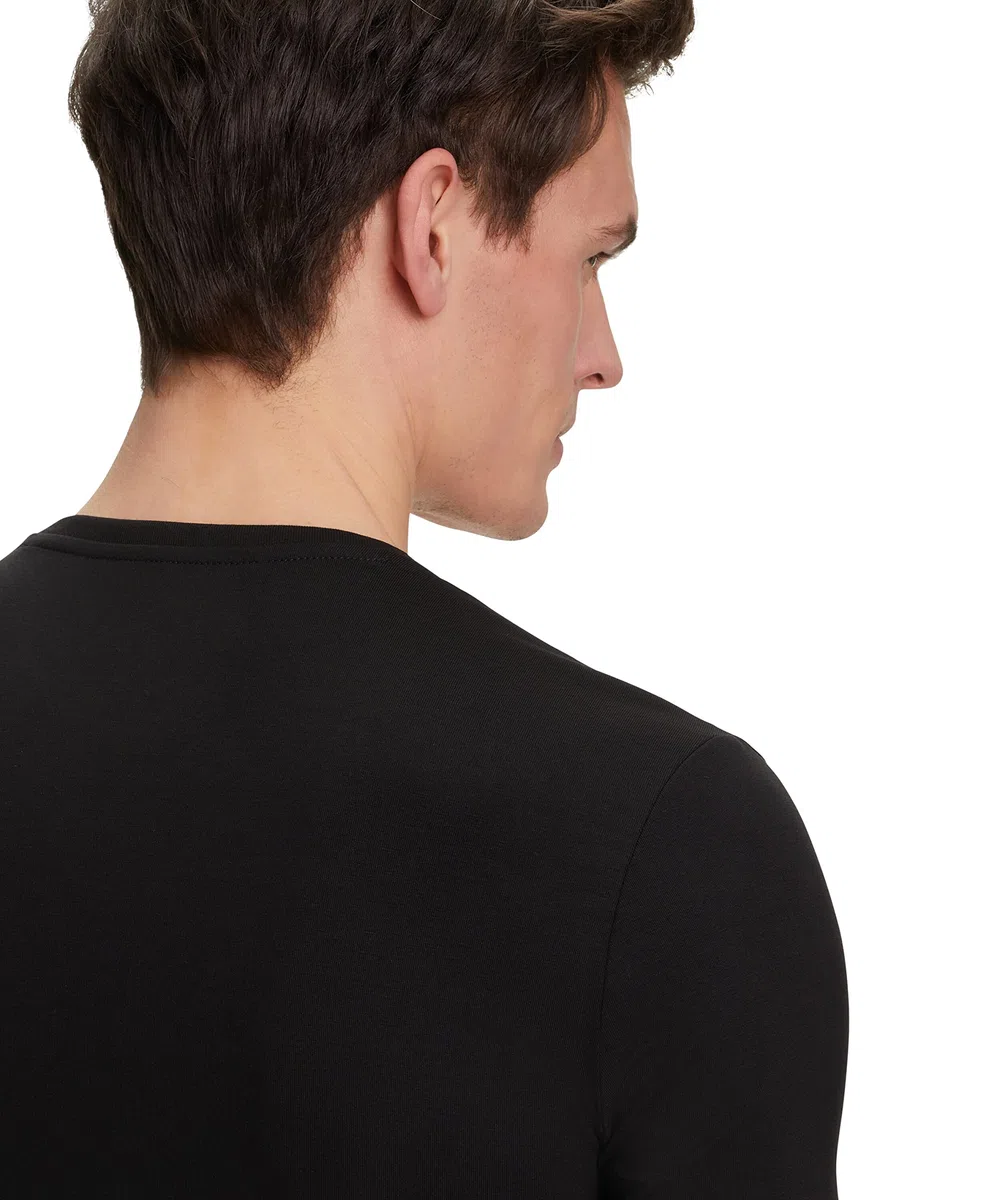 FALKE Herren Daily Comfort 2-Pack V Neck Unterwäsche bequemes Unterhemd hautfreundlich Kurzarm mit V-Ausschnitt im Multipack schnelltrocknende atmungsaktive nachhaltige Baumwolle 2 Stück