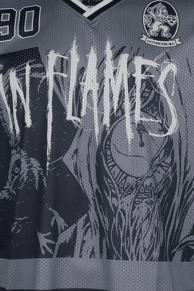 In Flames Hockey Jersey Männer Trikot Multicolor Activewear, Band-Merch, Bands, Sport, Trikots