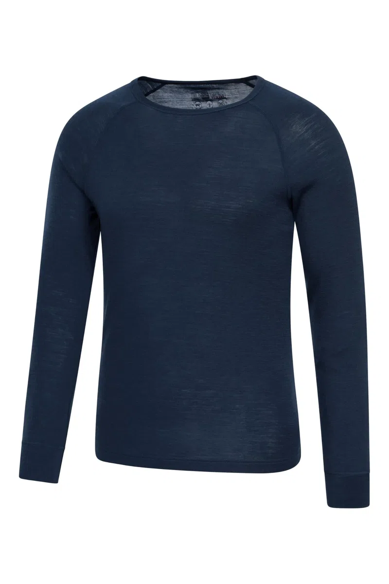 Mountain Warehouse Talus Herren-Langarmshirt mit Reißverschluss - Runde Halsausschnitt & Reißverschluss - Unterhemd Funktionsunterwäsche, Thermounterwäsche