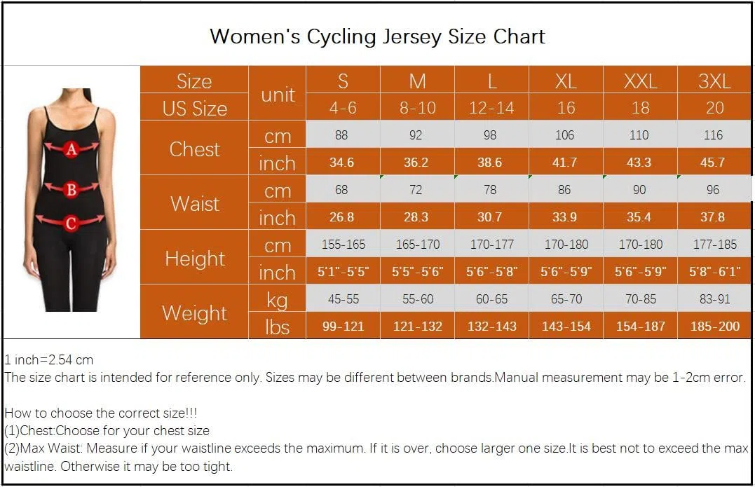 Radtrikot-Shorts-Set, Damen, Bike-Top-Anzug, Reißverschlusstaschen, Damen-Fahrradbekleidung
